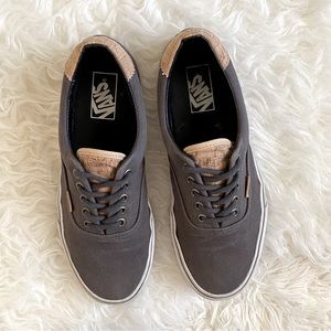Vans Era Cork Detail Gray Shoes, Men’s size 8